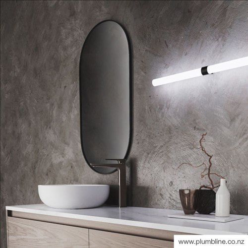 Black frame Frame 450 Pill Mirror Black