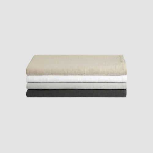 Charcoal Ripple Blankets