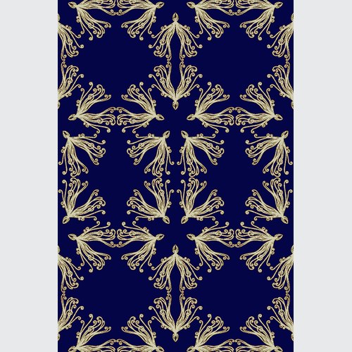 Ink Night Sky Seed Rugs by Miranda Brown