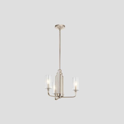 Polished Nickel Kimrose 3lt Chandelier