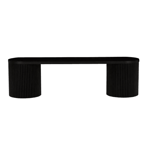 Matte Black Soren Liv | Benjamin Ripple Bench