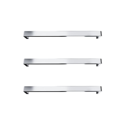 Chrome Vera Rounded Heated Towel Bar - 832mm
