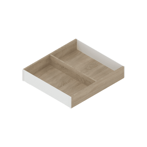 Bardolino Oak X Silk White Short Frame - Wood Design | 272W x 242D x 50H