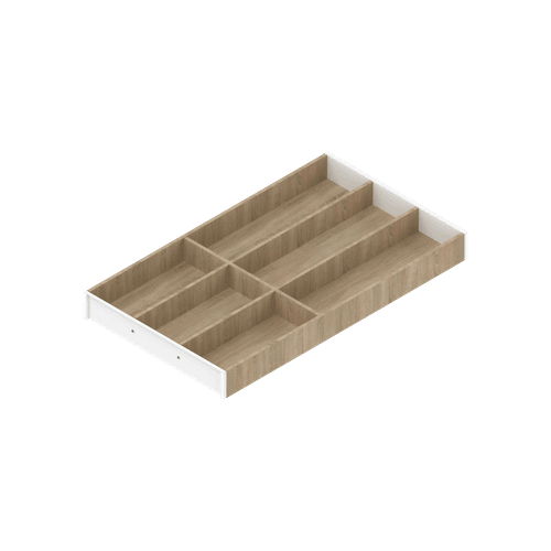 Bardolino Oak X Silk White Cutlery Insert - Wood Design | 522 x 300