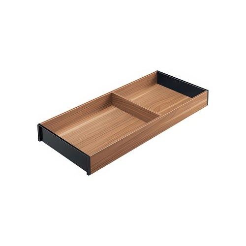 Tennessee Walnut X Carbon Black Wide Frame - Wood Design | 422 x 200