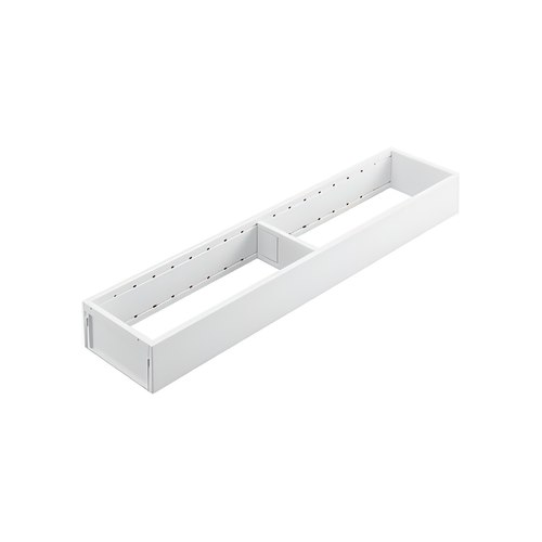 Silk White Narrow Frame - Steel Design | 422 x 100