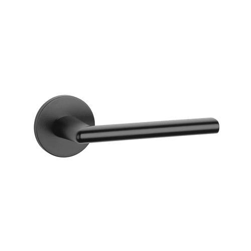 Black AT APRILE KALMIA Lever on Round Rose R SLIM 7MM