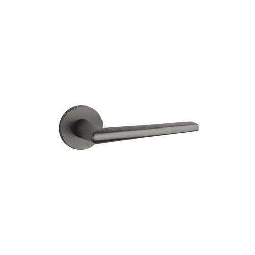 Graphite STILE SALTA Lever handle on Round Rose R SLIM 7MM