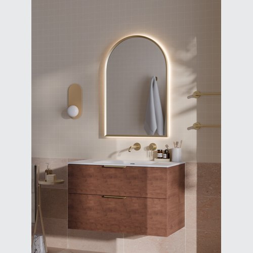 Walnut Lineare 900 Orchard 2 Drawer Vanity