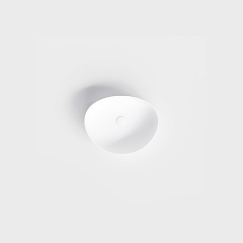 Matte White Pure Lago Ceramic Basin