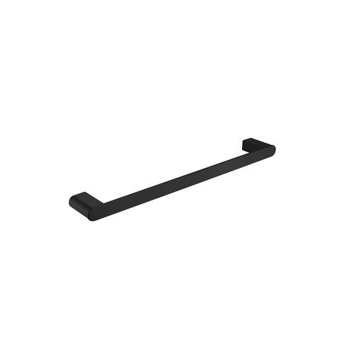Black FLOW TOWEL RAIL 500MM RANGE