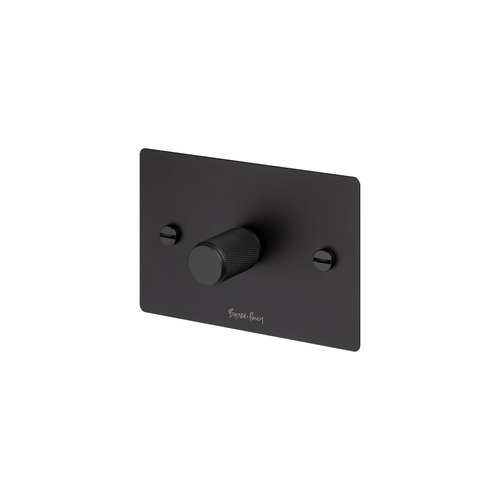 Black 1 Gang Dimmer