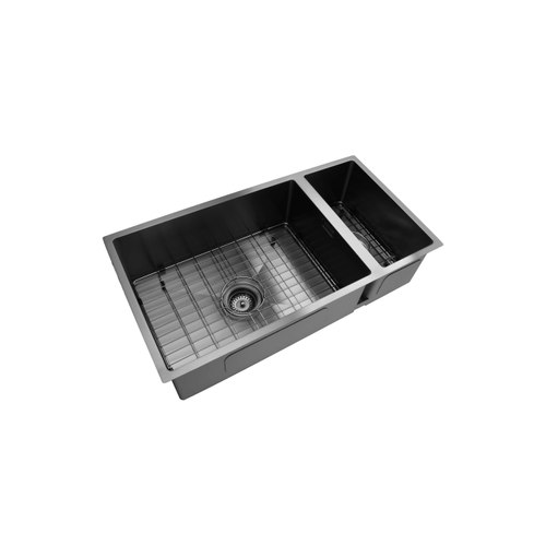 Gunmetal Aspen 750 (550+200) Double Bowl Sink