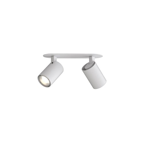 White Ascoli Twin Recessed Spot Light by Astro Lighting