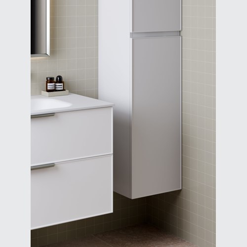 Matte White Lineare Axel Tower Cabinet
