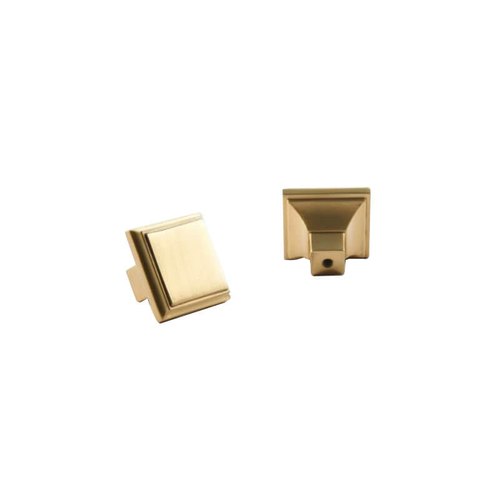 Brass Square Solid Brass Drawer Knobs