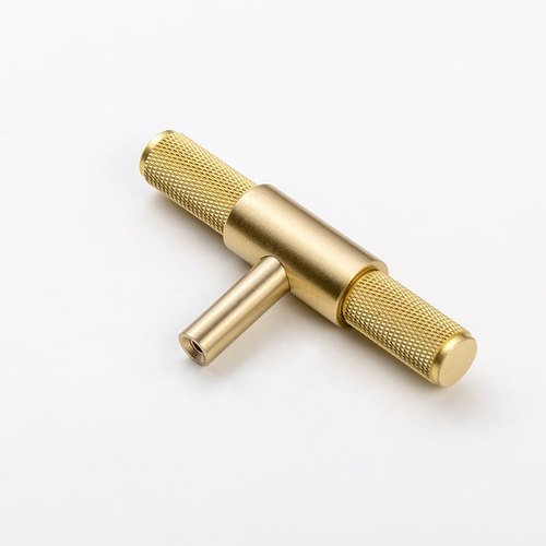 Brass Kitchen Knurled handles solid Brass /aged antique brass Tallow Beach