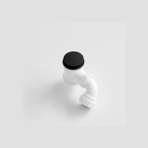 Matte Black Versa Simple Clean Bath Waste 40mm