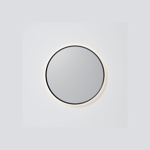 Gunmetal Aura Round 700 LED Mirror