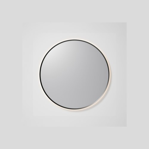 Gunmetal Aura Round 1050 LED Mirror