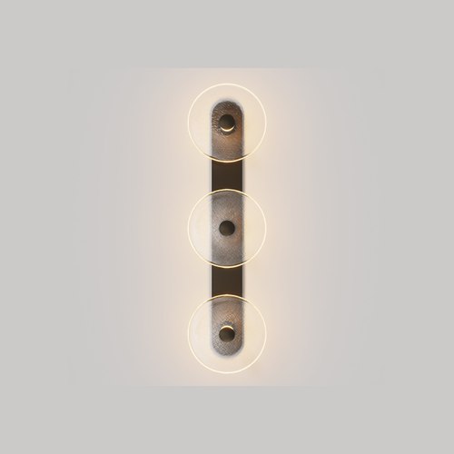 Medium Bronze Coral Trio Wall Light