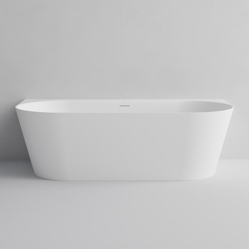 Matte White Villastone Lineare 1700 Back to Wall Bath