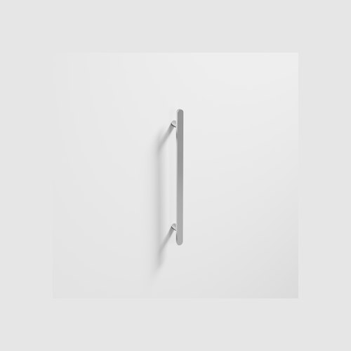 Chrome Lineare Vertical Heated Towel Rail 850