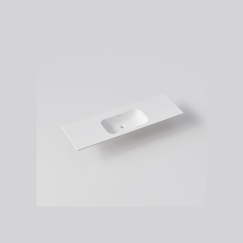 Matte White NAVARRA 1500 VANITY SINK TOP RANGE