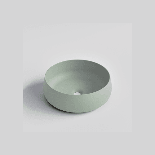 Sage Green Villastone Opal Vessel Basin