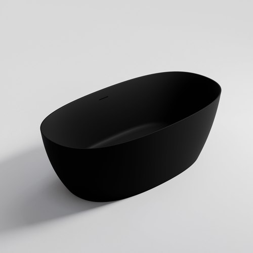 Matte Black Endura Acrylic Cervo 1700 Freestanding Bath
