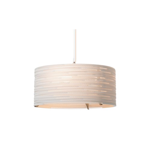 White Drum Pendant