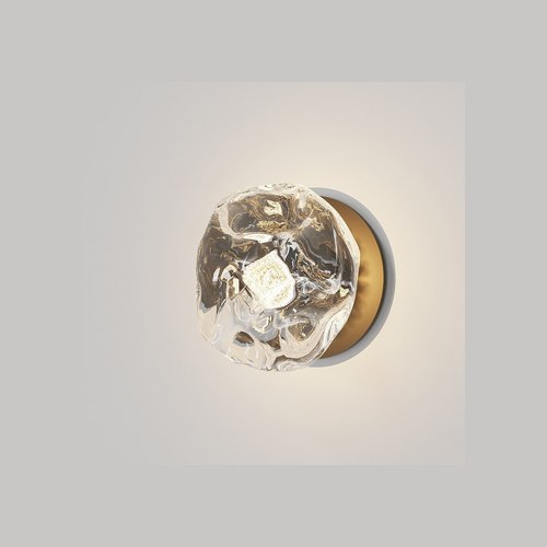 Medium Bronze Flo Round Wall Light