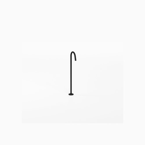 Matte Black Code Nature Floorstanding Bath Filler