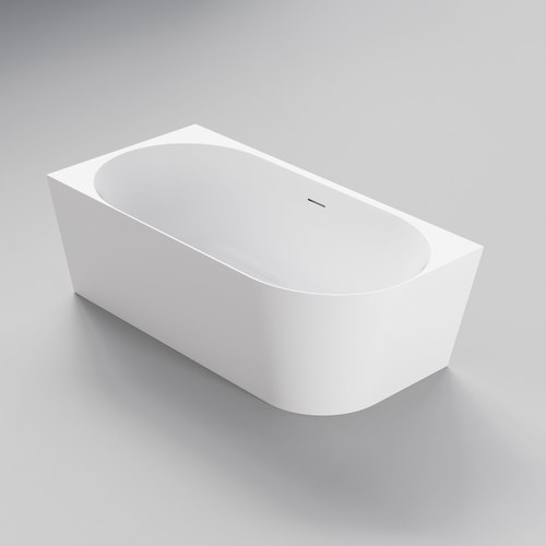 Matte White CODE Endura Lineare 1600 Acrylic Corner Bath Range