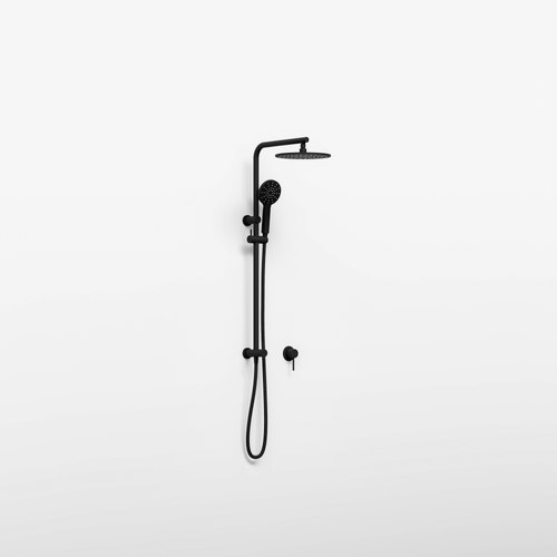 Black Nature Round Shower Column