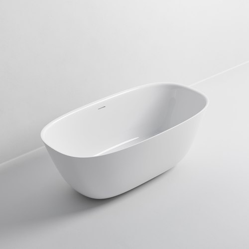 Gloss White Villastone Cervo 1500 Freestanding Bath