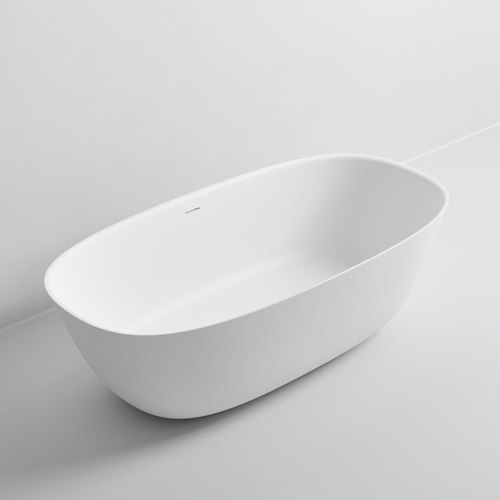 Matte White Villastone Cervo 1800 Freestanding Bath