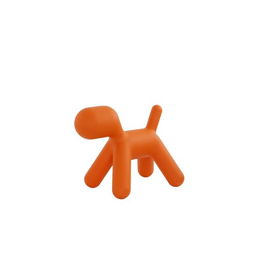 Matte Orange Puppy Medium