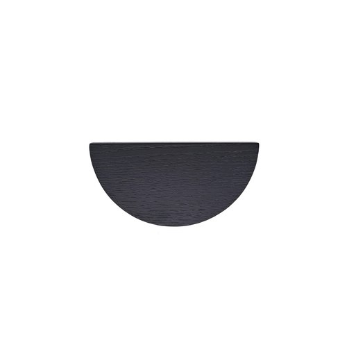 Black Oak Ballina Timber Half Moon Kitchen Handles