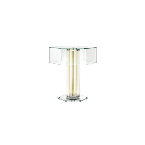 Steel Superwire T Table Lamp by Flos