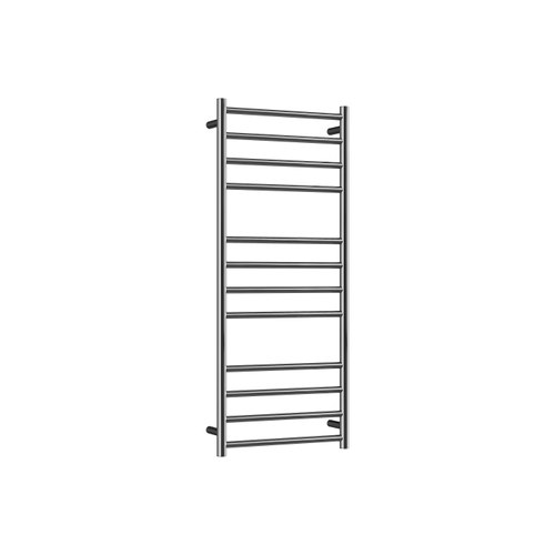 Chrome Round Heated Towel Ladder 1200x500mm