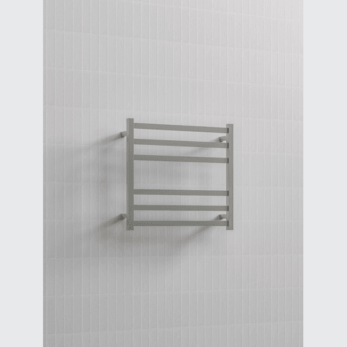 Brushed Stainless Square Heated Towel Ladders 600x650mm