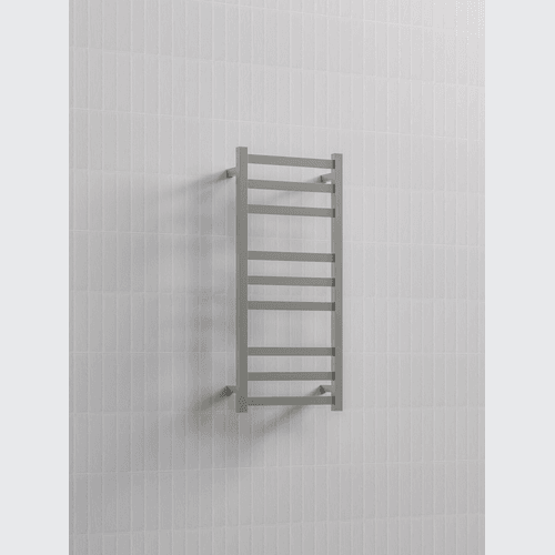 Brushed Stainless Square Heated Towel Ladder 900x400mm