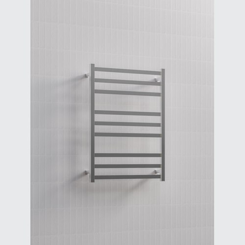 Chrome Square Heated Towel Ladder 900x650mm