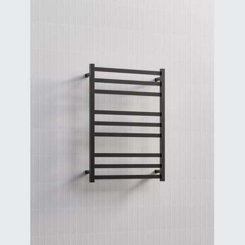 Gunmetal Square Heated Towel Ladder 900x650mm