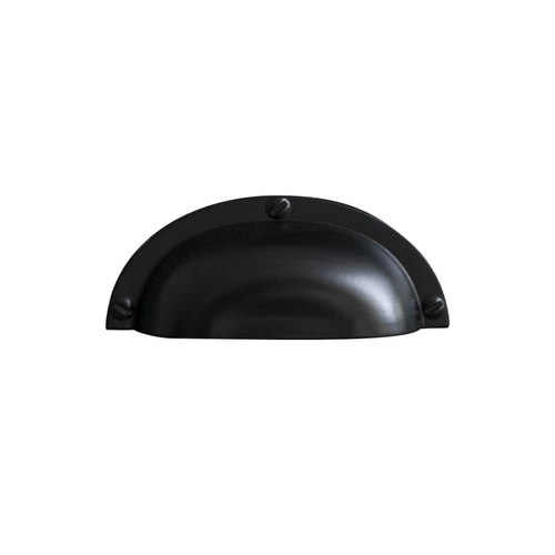 Black Gisborne Hamptons Cup Pull Handles (64mm)