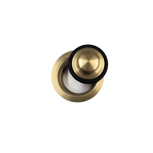 Brushed Brass Aspen Sink Flange & Plug Set