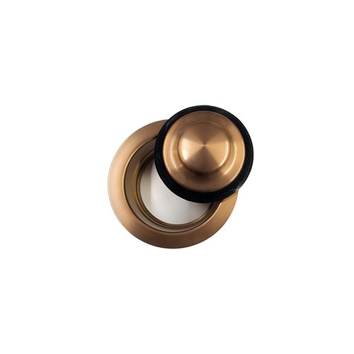 Brushed Copper Aspen Sink Flange & Plug Set