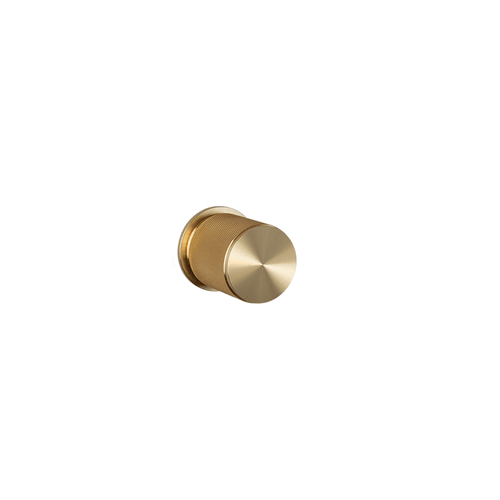 Brass Buster+Punch Cross Door Knob