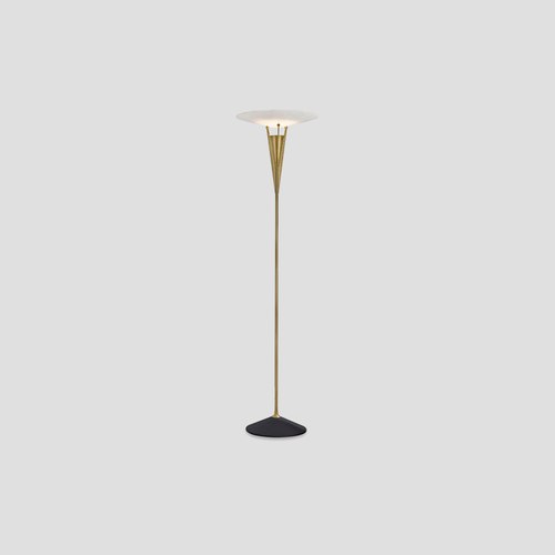 Antique Brass Aragon Floor Lamp